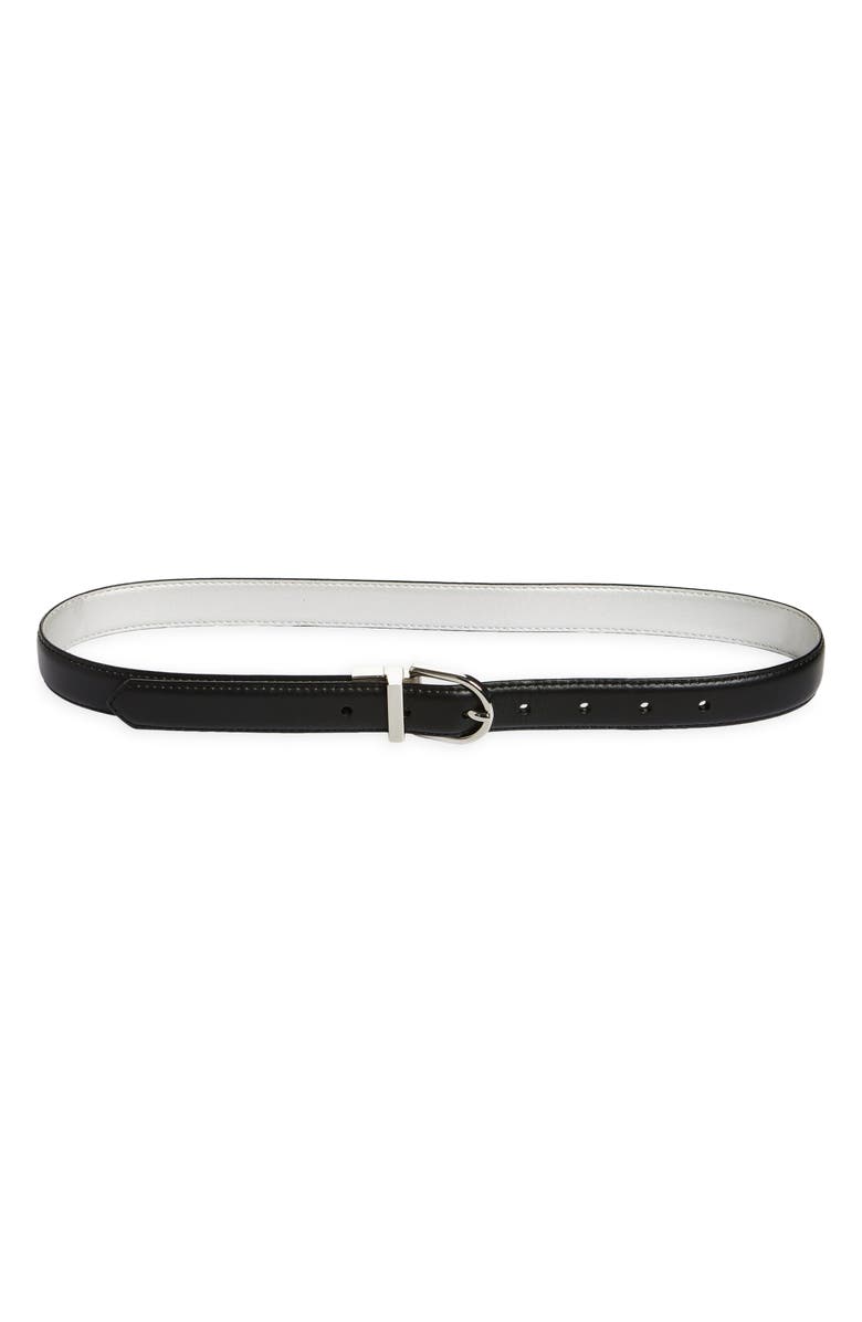 Nora Reversible Metallic Leather Belt