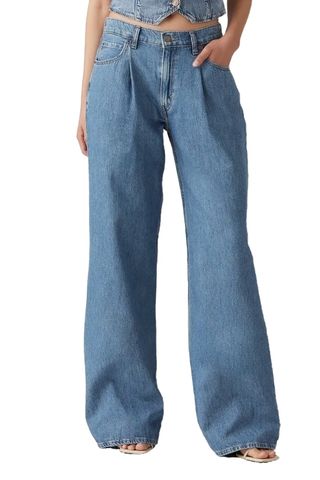 Baggy High Waist Wide Leg Dad Jeans