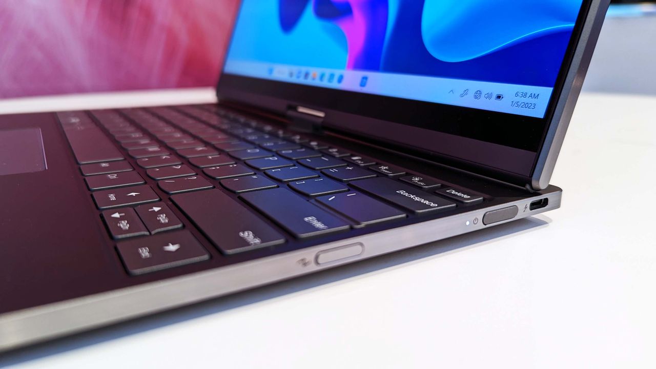 Lenovo Twist laptop with e-ink display