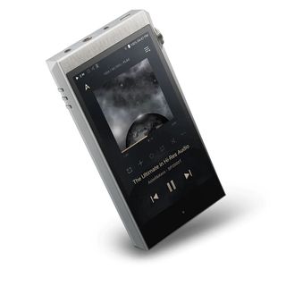 The Astell & Kern A&ultima SP2000T pictured on an angle against a white background