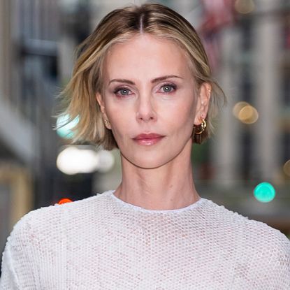 Charlize Theron wore Spring 2026's jazz shoe trend on her press tour in NYC