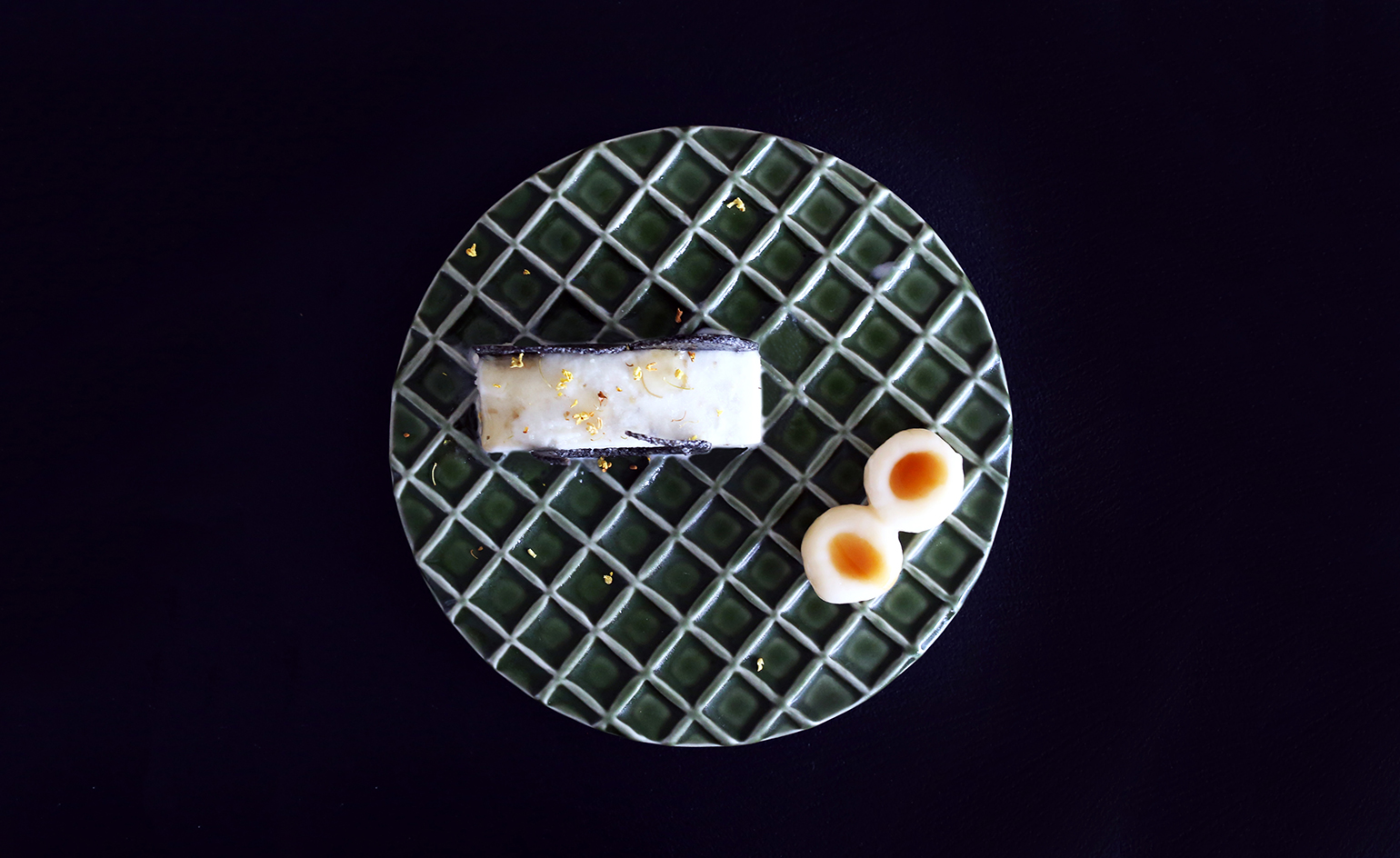 Ceramics artist Niko Leung's tableware made the perfect pairing with chef Gee Wong's creations