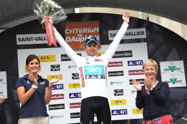 Boasson Hagen (Team Sky) in the white jersey