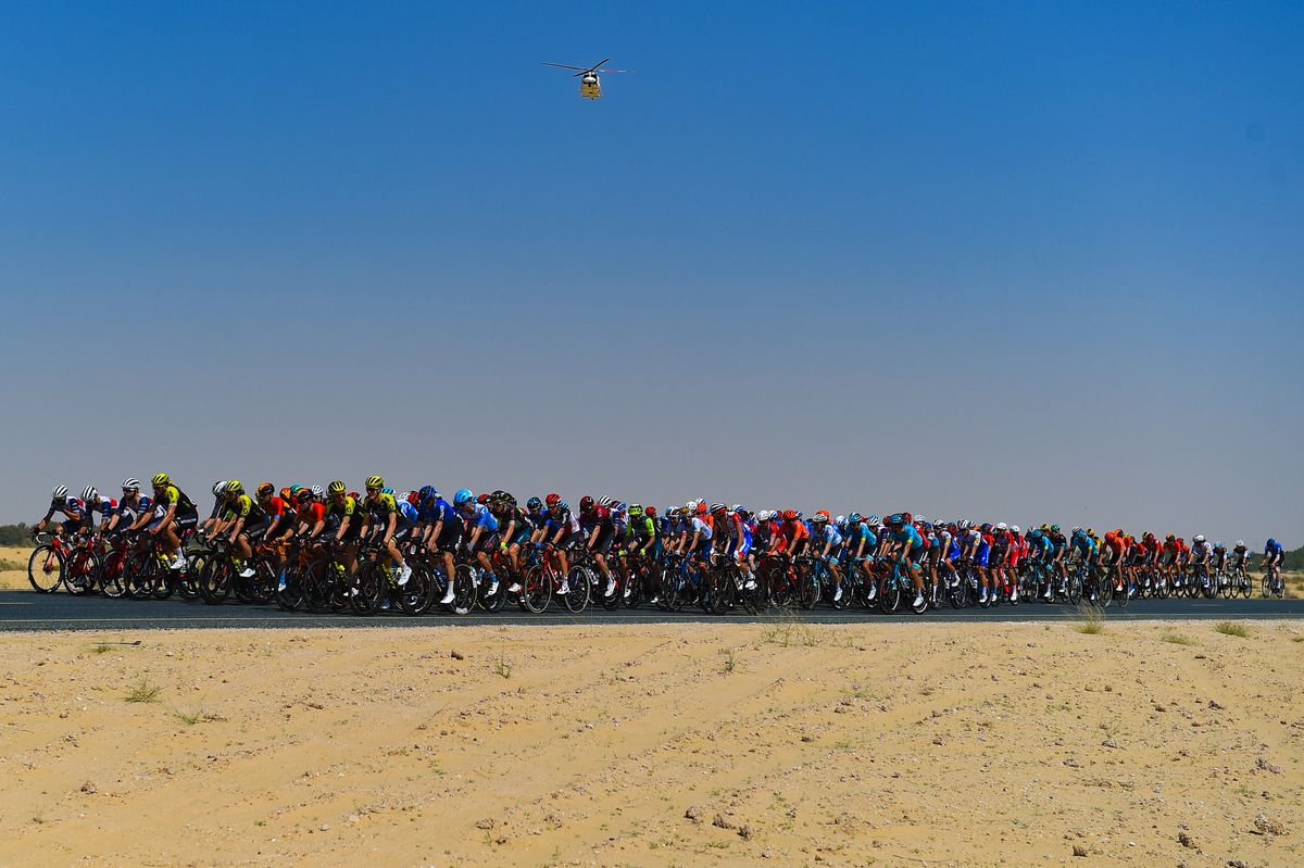 It was hot in the UAE desert