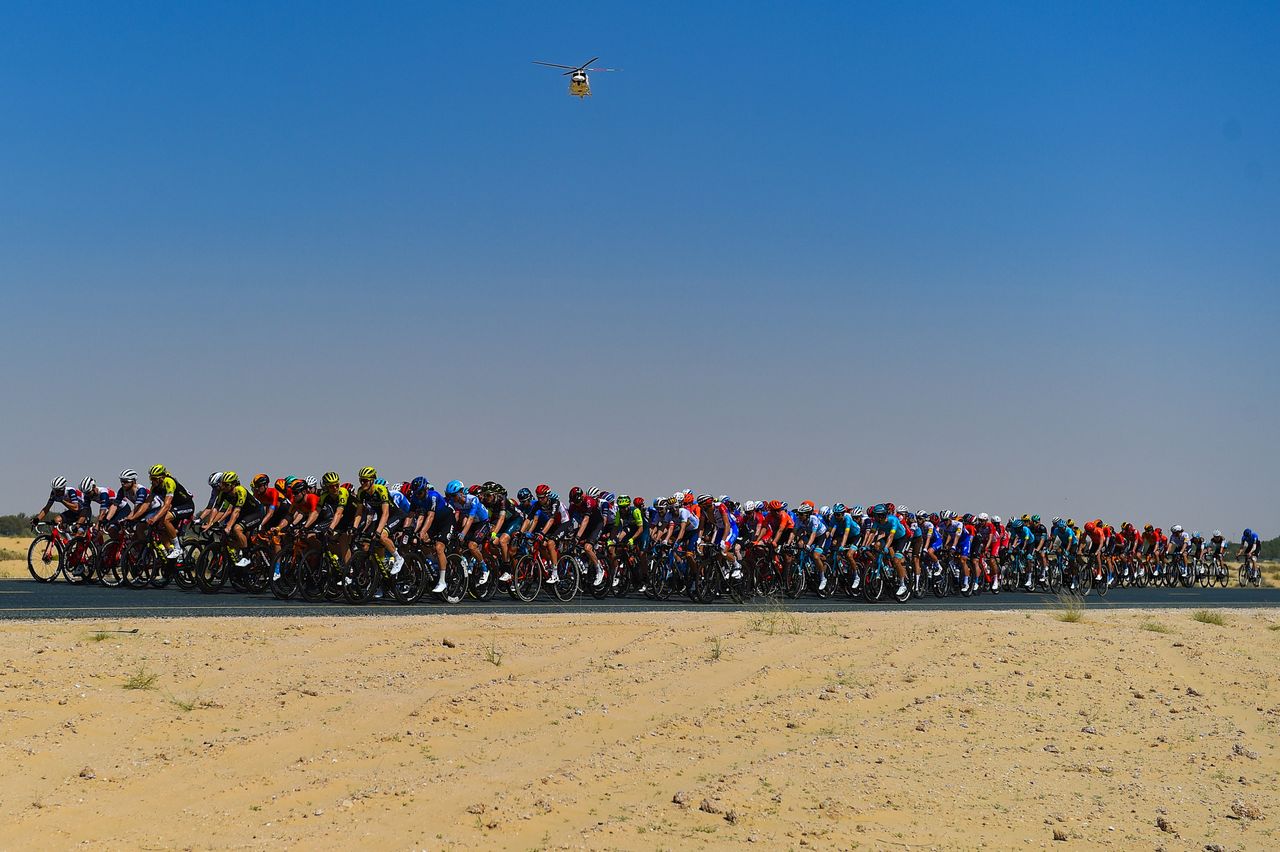 It was hot in the UAE desert