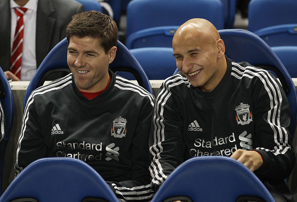 Steven Gerrard and Jonjo Shelvey at Liverpool