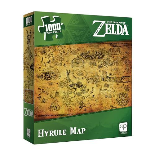 USAopoly Zelda Hyrule Map 1000-Piece Jigsaw Puzzle