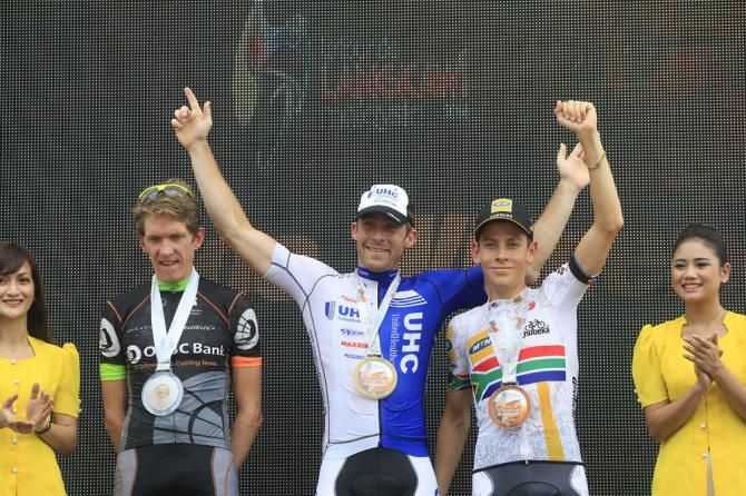 Tour de Langkawi stage 5 podium