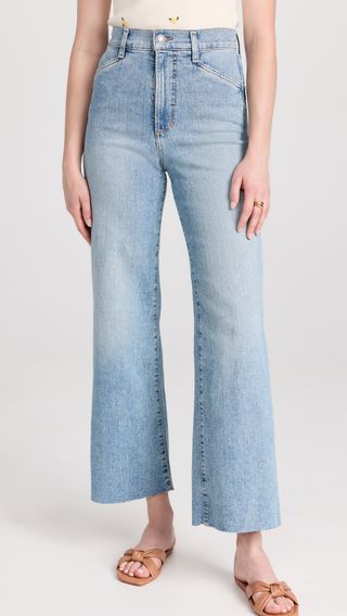 The Mischa Super High Rise Wide Leg Ankle Jeans