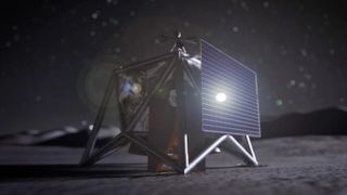 A NASA rendering of the MoonFall drone