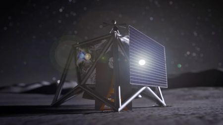 A NASA rendering of the MoonFall drone