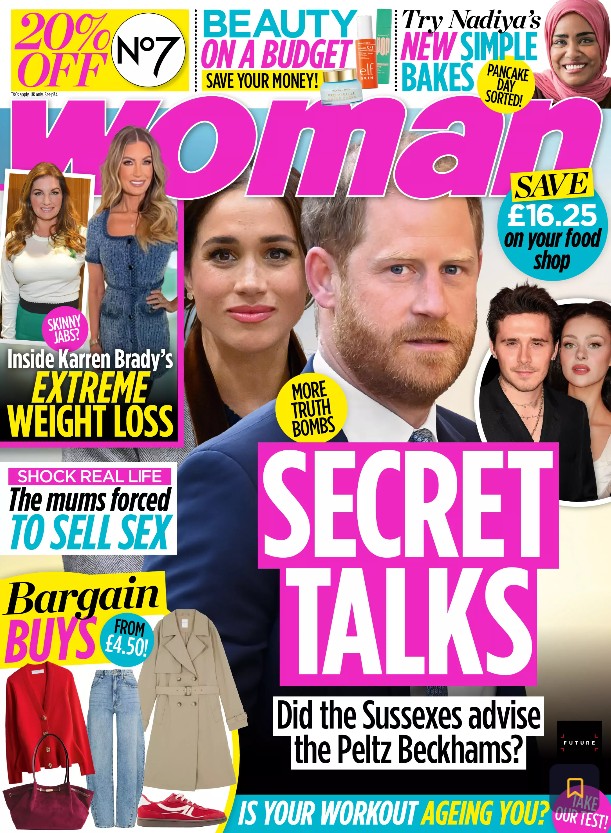 Woman magazine cover 16th February 2026