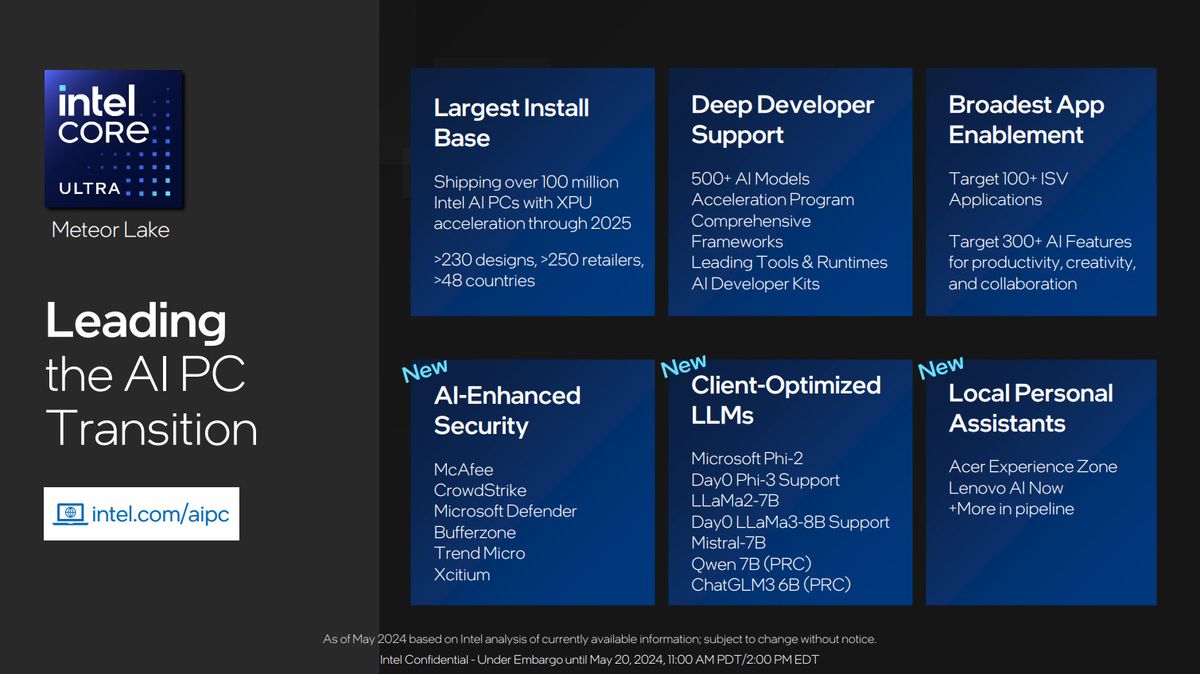 Intel Lunar Lake preview brief for press