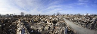 Hurricane Sandy Debris Breezy Point