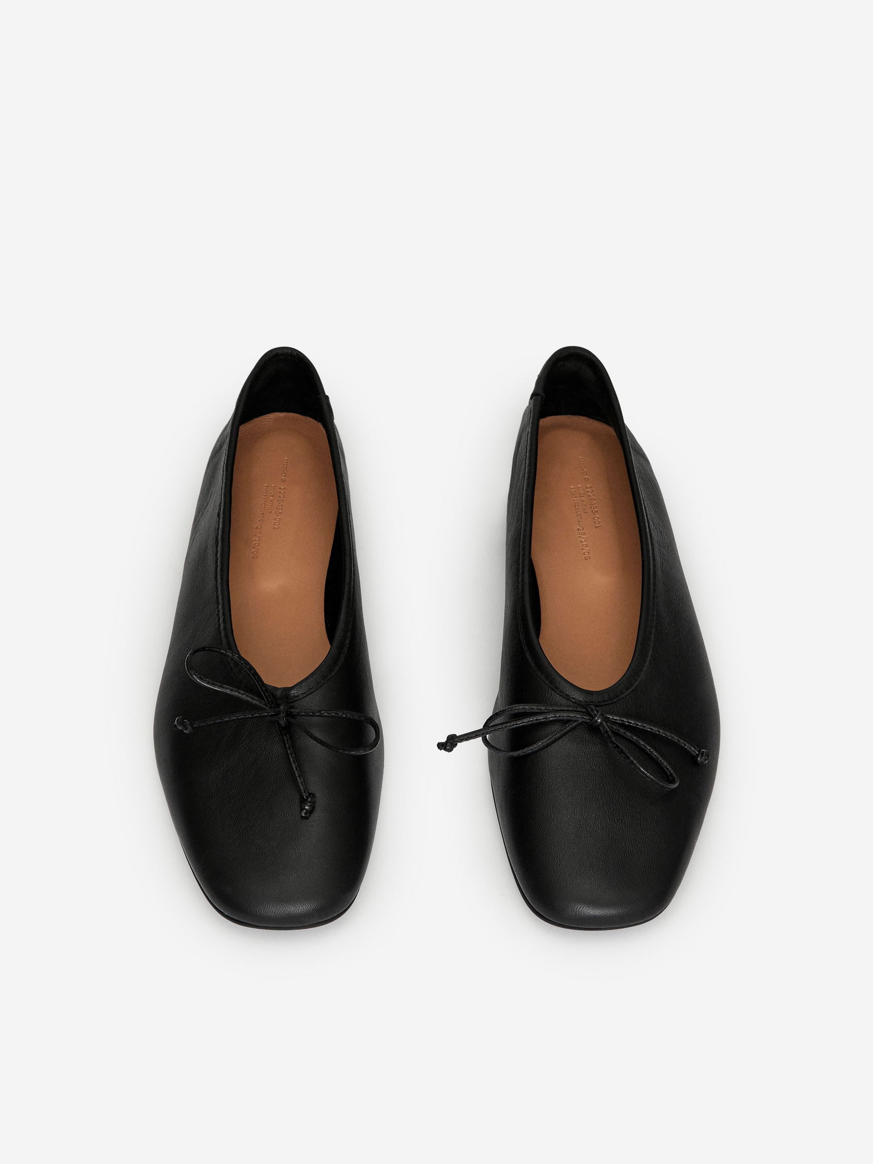 Leather Ballet Flats – Black – Women – Arket Gb