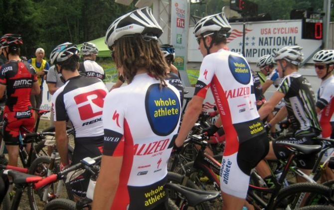 Cypress Gorry and Jacob Albrecht at the U23 US MTB Nationals