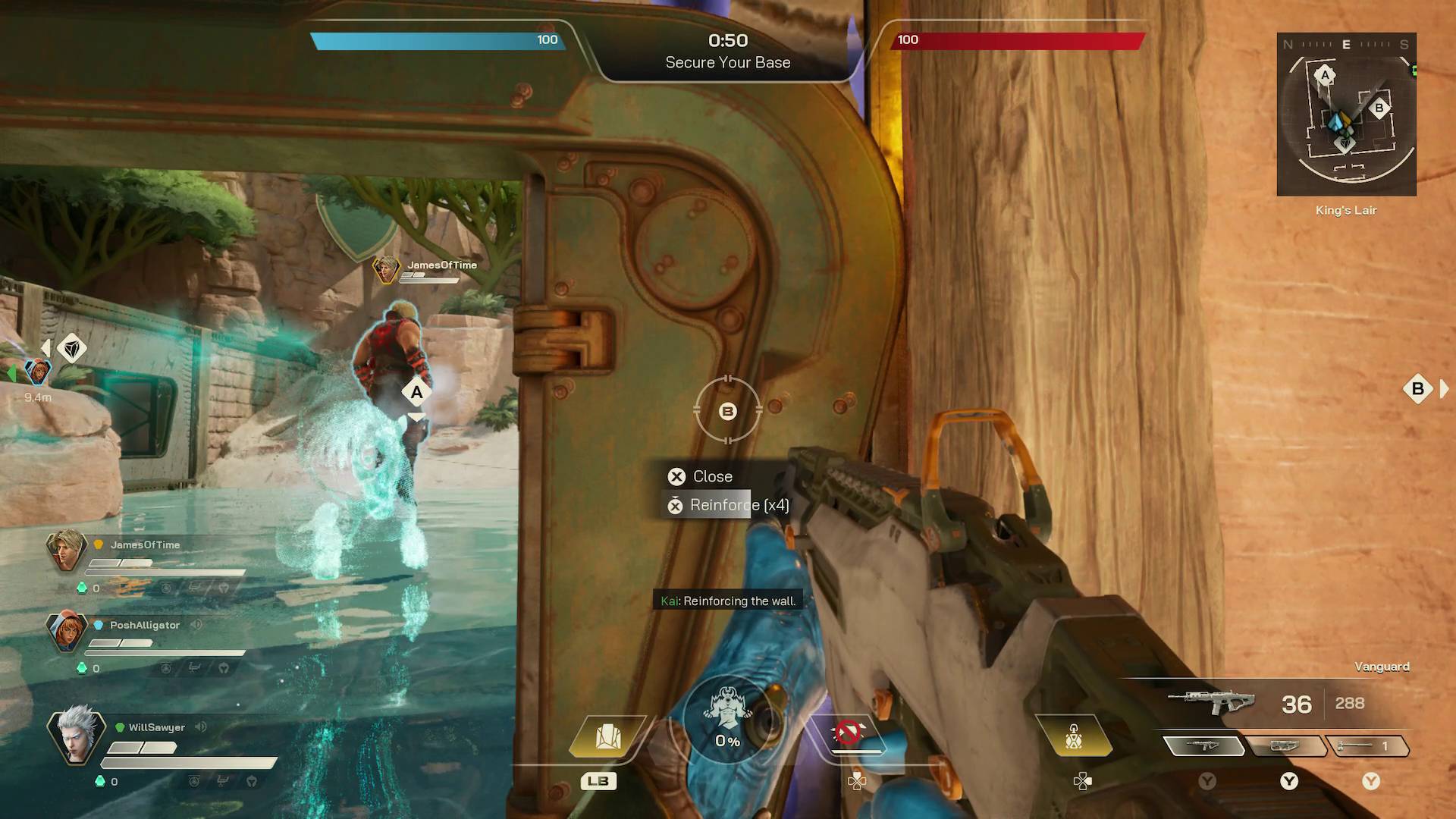 Highguard reinforce wall button prompt in base