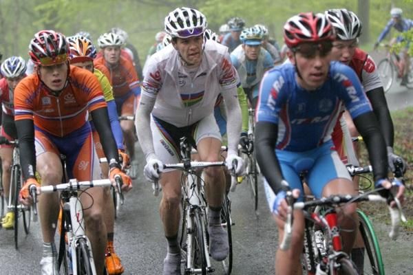 Junior world champion Jasper Stuyven (Belgium) en route to an 18th place finish on the stage.