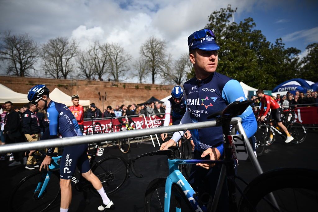 The start of Strade Bianche 2024
