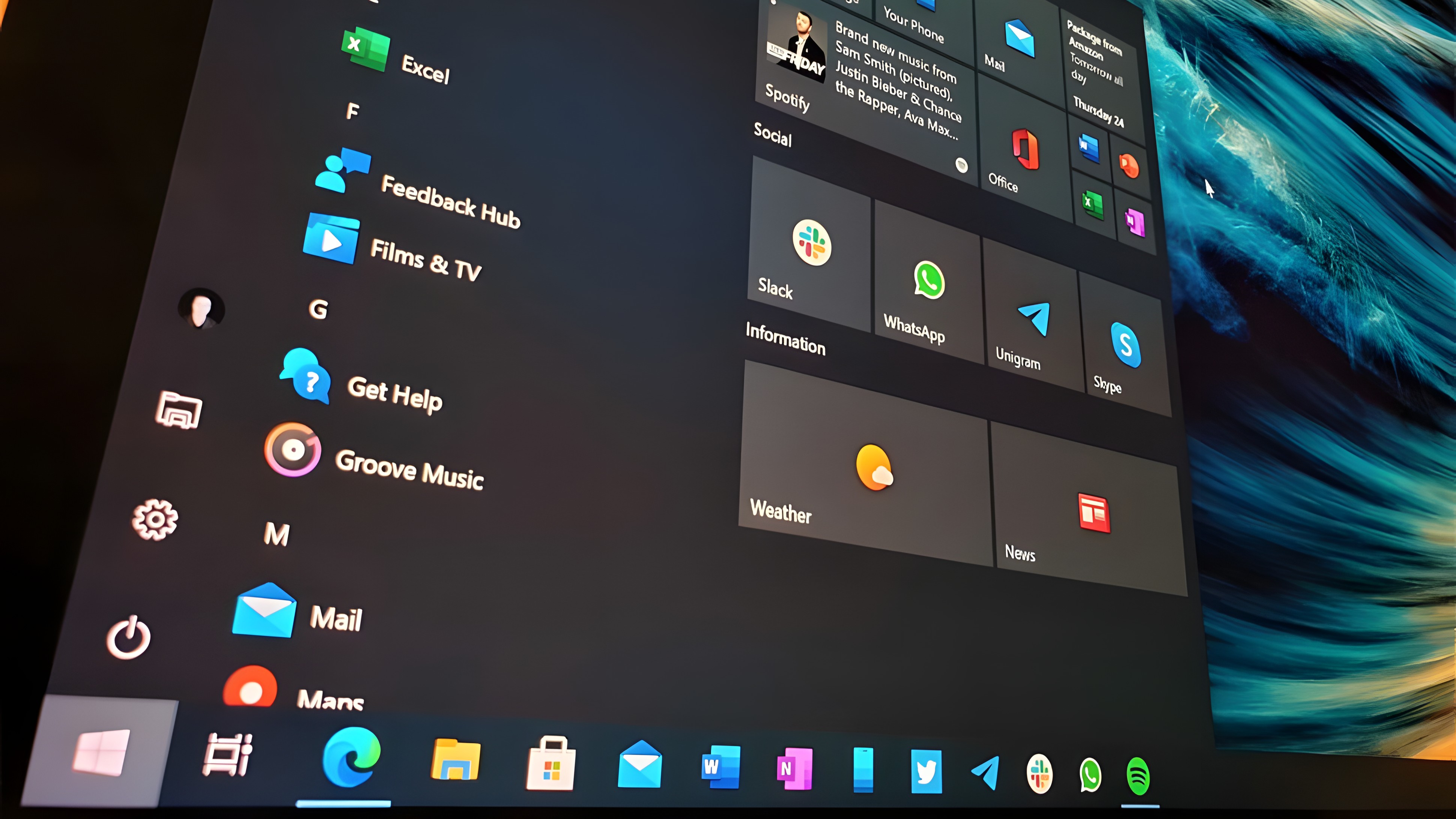 The Windows 10 Start Menu