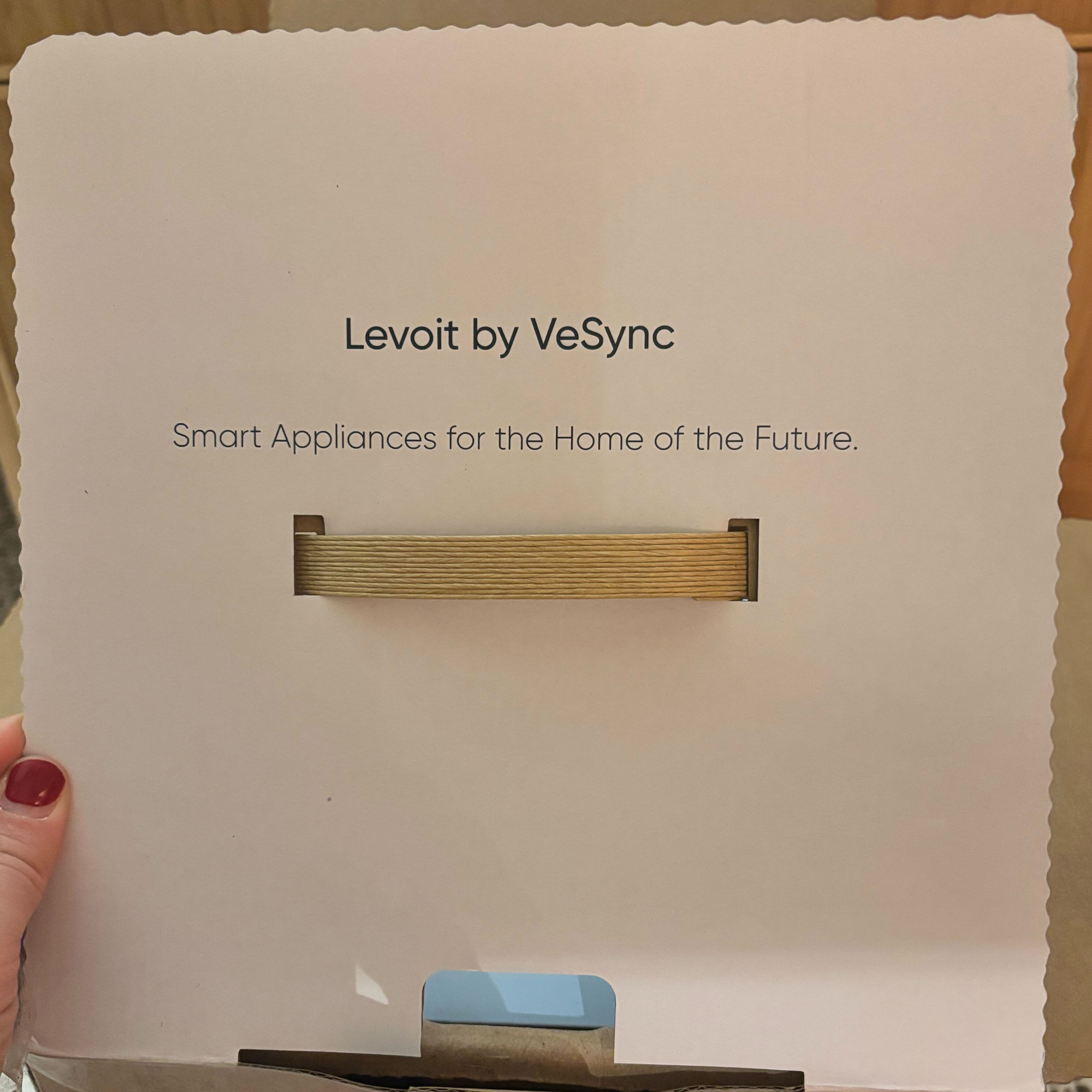 levoit sprout air purifier box top
