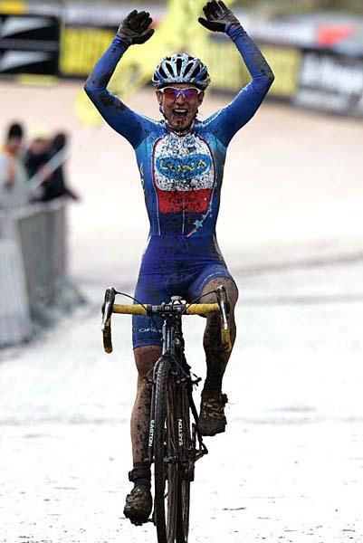 Katerina Nash (Luna) celebrates her World Cup win.