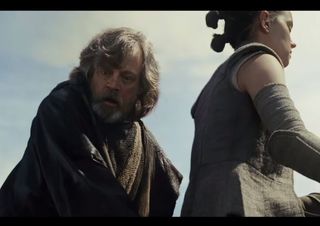 Luke is terrified of Rey