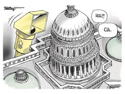 Political cartoon CIA NSA