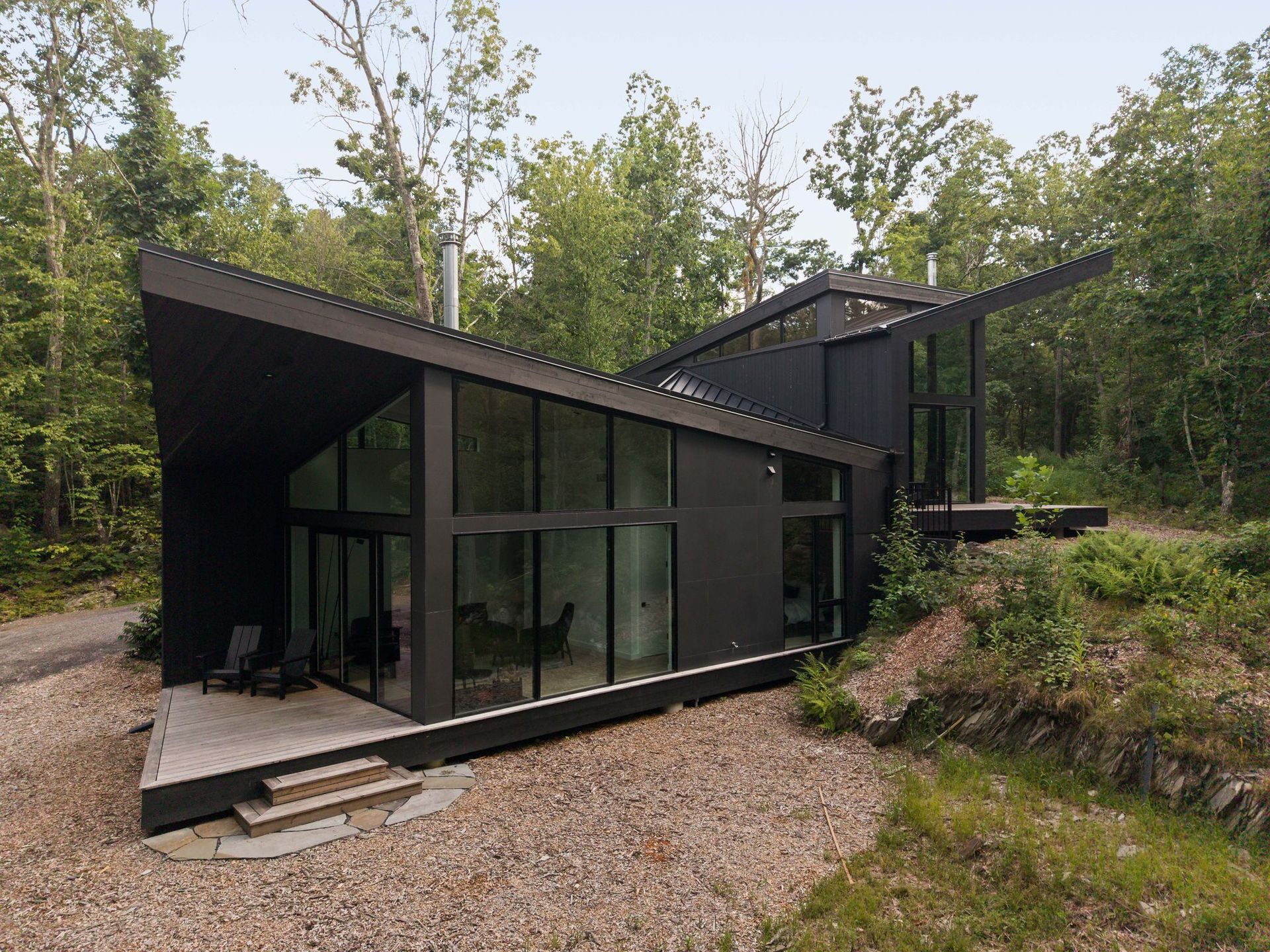 The guesthouses at Sylvan Rock