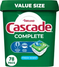 Cascade Complete Dishwasher Pods (78 count)