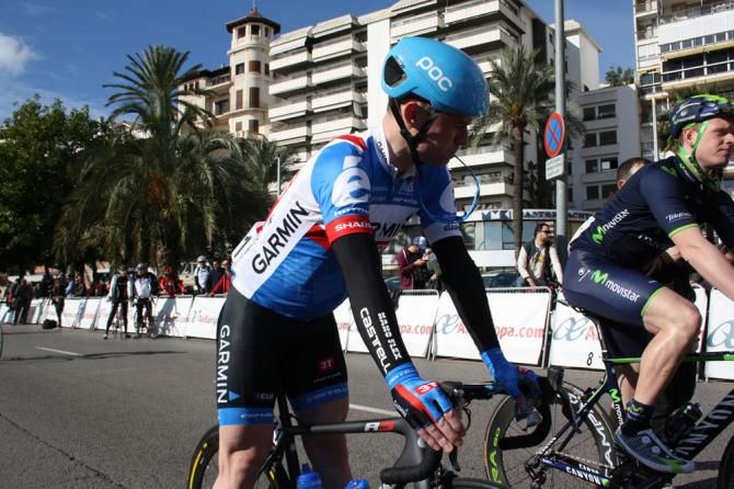 Garmin's Nick Nuyens at the start in Palma, Mallorca