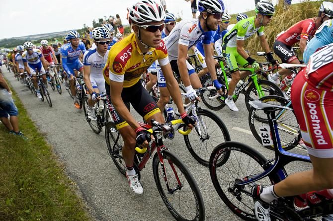 Magnus Cort Nielsen (Cult Energy Vital Water) in the field during stage 2