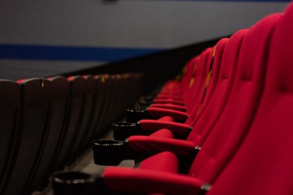 Red seats in a cinema