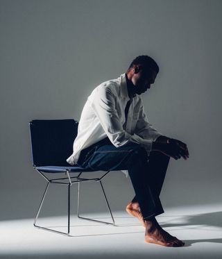 man on chair