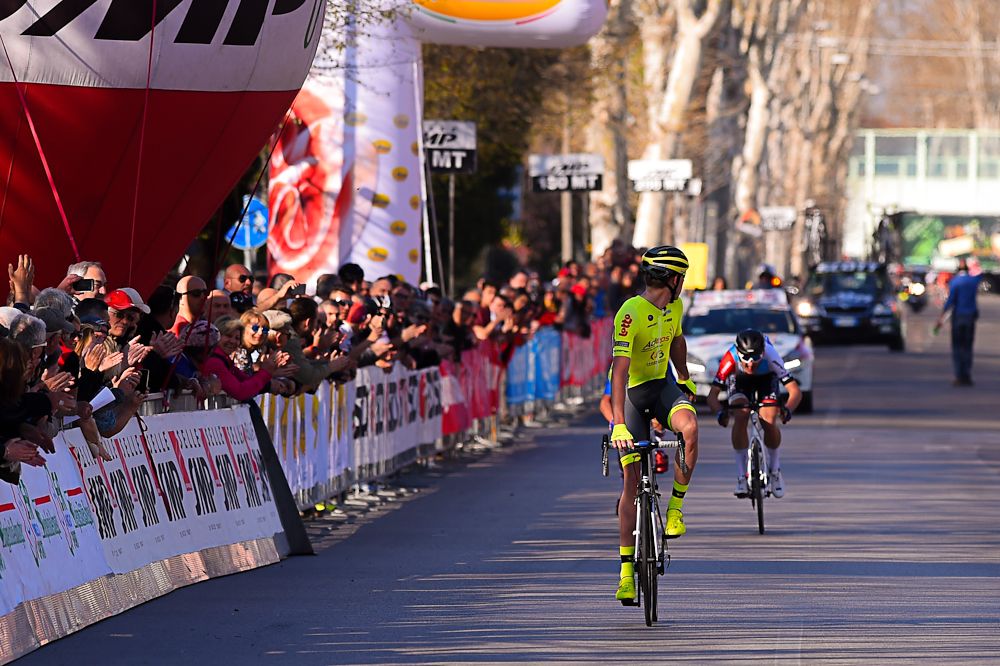 Ludovic Robeet wins stage 4 at Coppi e Bartali