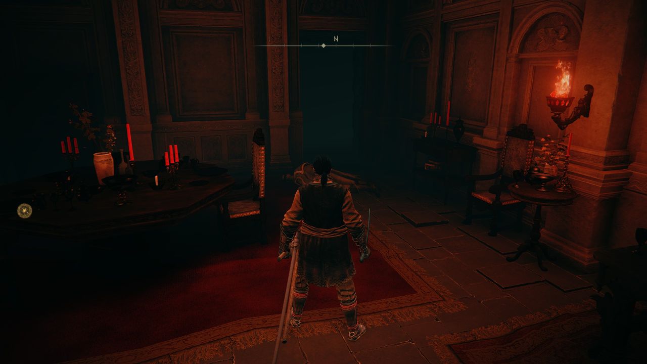 secret door to dungeon