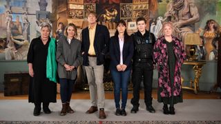 The cast of Beyond Paradise's third episode in a stately home