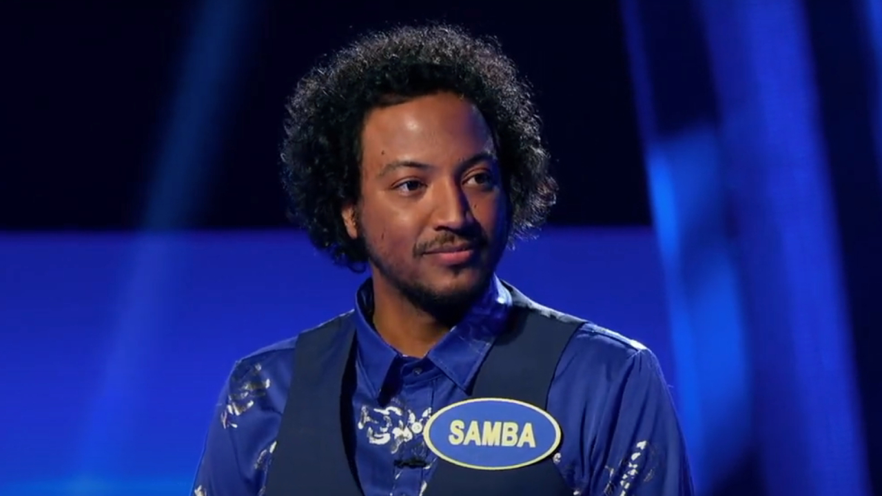 Samba Schutte on Family Feud