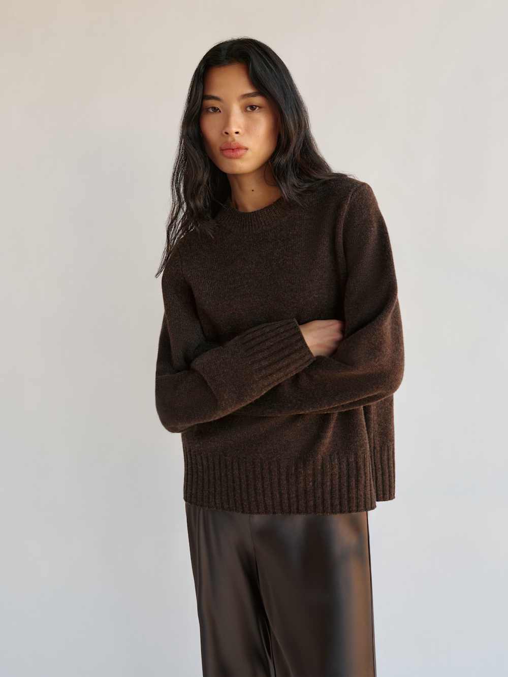 Cove Cashmere Oversized Crew