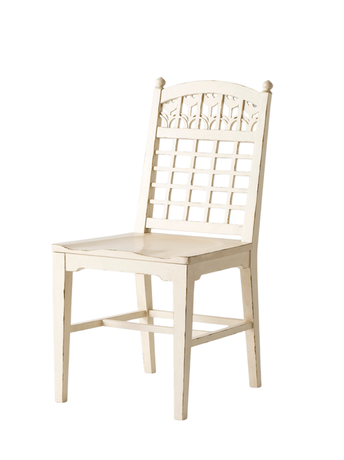 Carved Tulip Dining Side Chair