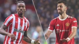 Ivan Toney of Brentford and Bruno Fernandes of Manchester United could both feature in the Brentford vs Manchester United live stream
