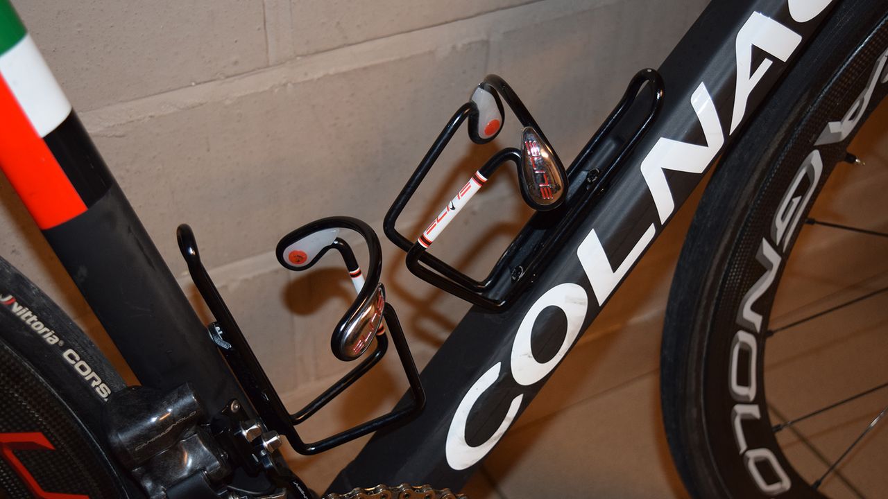 Many teams opt for the tried and tested Elite Ciussi bottle cages during the Classics