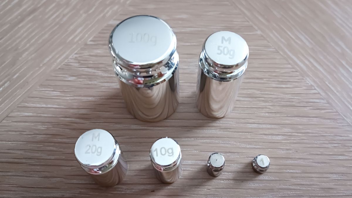 Calibration weights for kitchen scales for buying guide