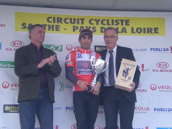 Tiago Machado, winner of the individual time trial at Circuit de la Sarthe