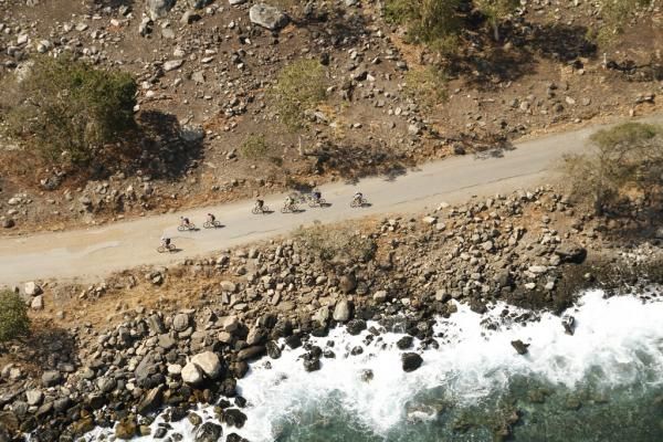 Racers views from above