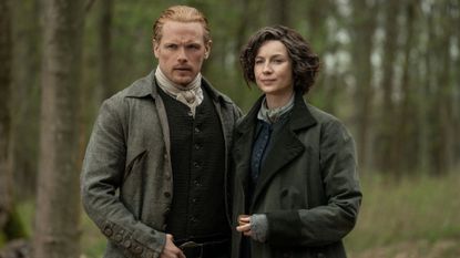 Jamie and Claire in Outlander - Rachel Hunter