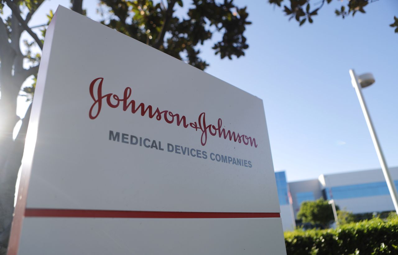 The Johnson &amp;amp; Johnson sign