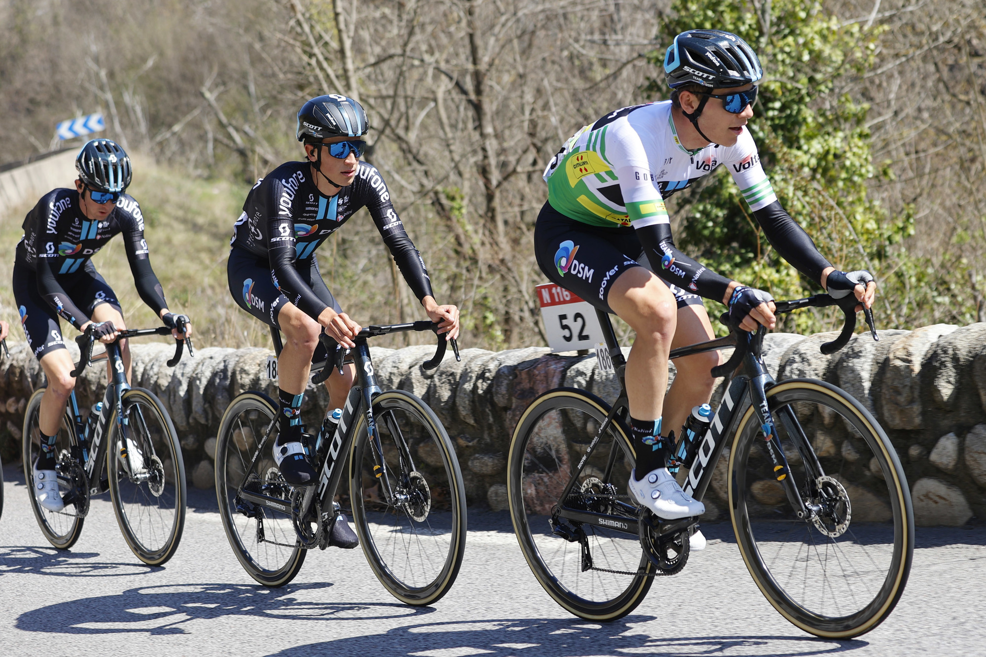 Volta Ciclista a Catalunya 2022 - 101st Edition - 3rd stage Perpinya - La Molina 161 km - 23/03/2022 - Jonas Hvideberg (NOR - Team DSM) - photo Luis Angel Gomez/SprintCyclingAgencyÂ©2022