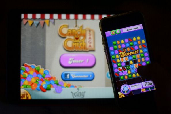 A person plays &amp;quot;Candy Crush.&amp;quot;