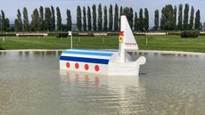 European Eventing Championships cross-country course 2021: fence 28b